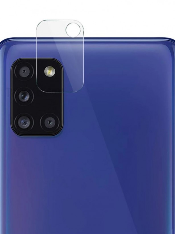Samsung Galaxy A21s Kamera Lens Koruyucu Nano Cam Şeffaf Tam Kaplama