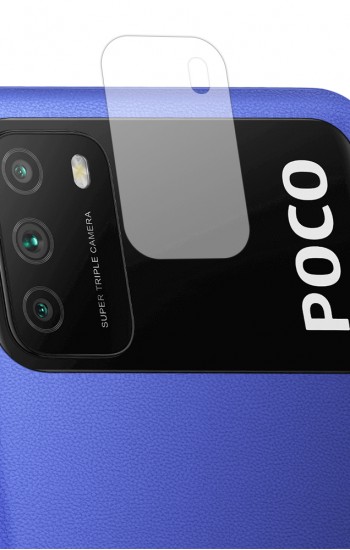 Xiaomi Poco M3 Kamera Lens Koruyucu Nano Cam Şeffaf Tam Kaplama&hellip;