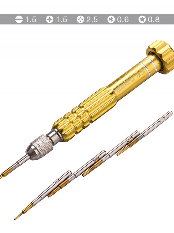 Baku BK-7275B 5in1 Hassas Tornavida Seti (6 Parça)&hellip;