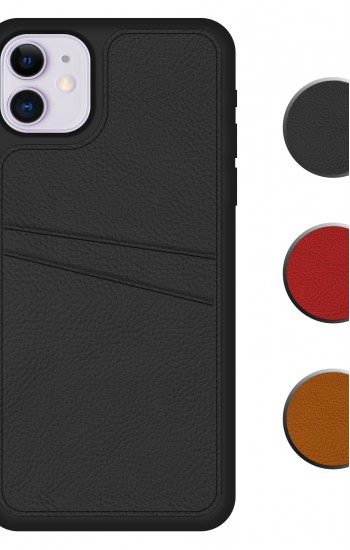 FitCase iPhone 11 Kılıf Proda Deri Çift Kartlık Cepli Kapak&hellip;