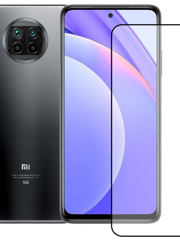 Bufalo Xiaomi Mi 10T Lite Ekran Koruyucu 9D Temperli Cam - Siyah