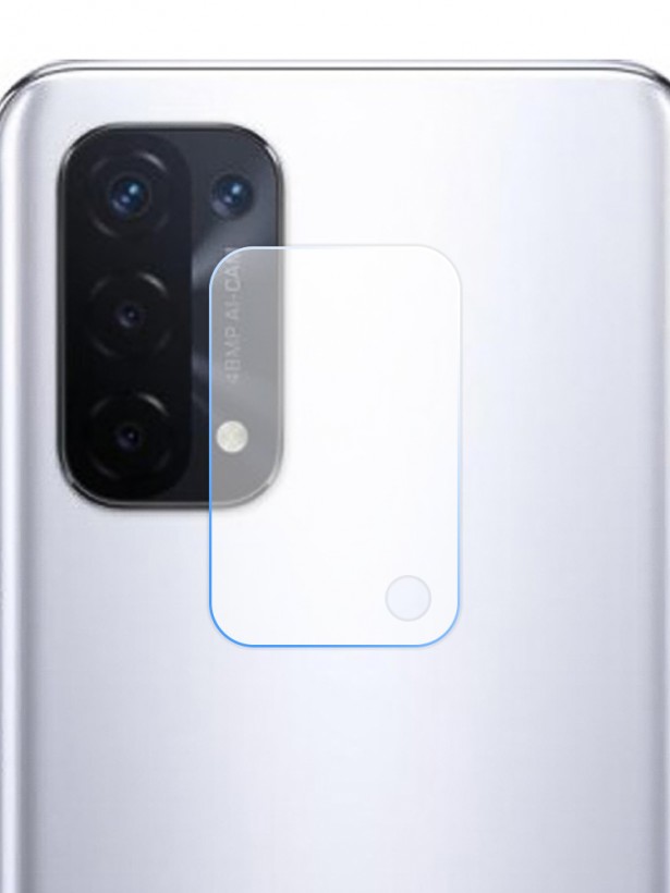 Oppo A74 Kamera Lens Koruyucu 3D Cam Şeffaf