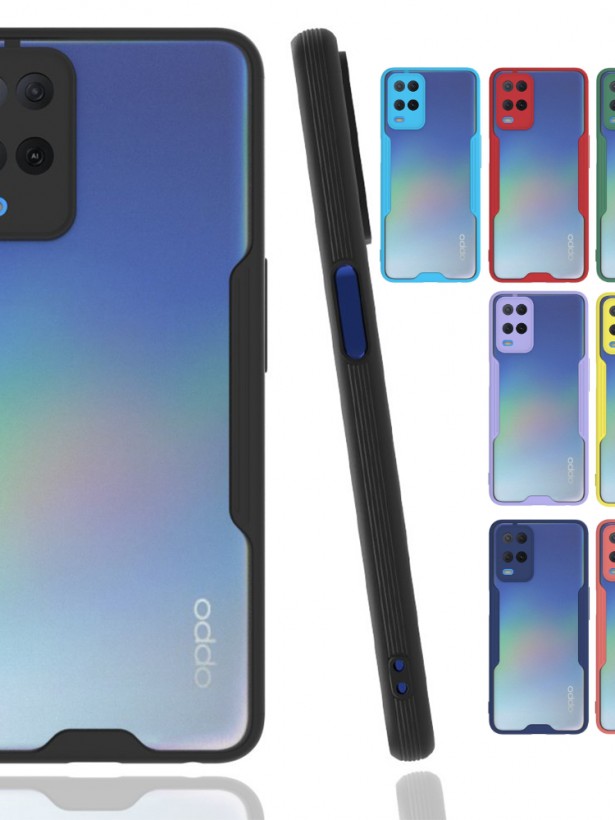 Oppo A54 Kılıf Platin Matte Silikon Arka Kapak