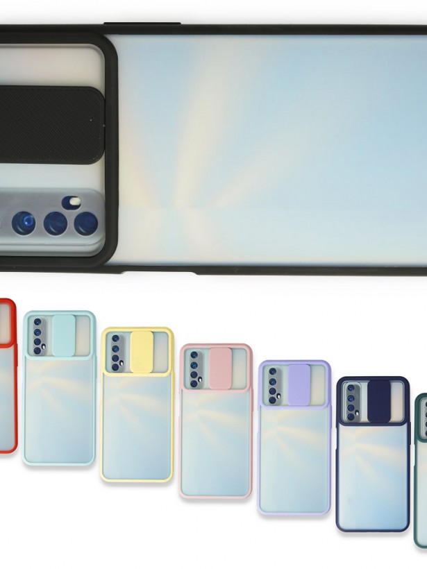 Huawei P Smart 2021 Kılıf Palm Kamera Koruma Kapaklı Silikon