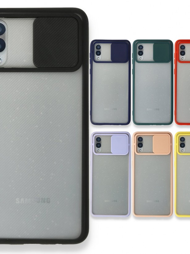 Samsung Galaxy A02 Kılıf Palm Kamera Koruma Kapaklı Silikon