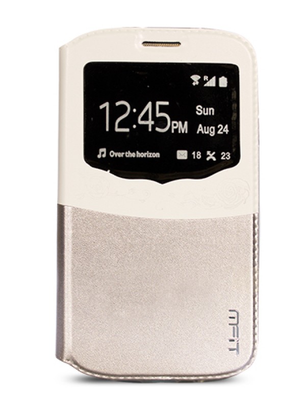 Samsung I9500 S4 MFIT Standlı Kılıf Gri