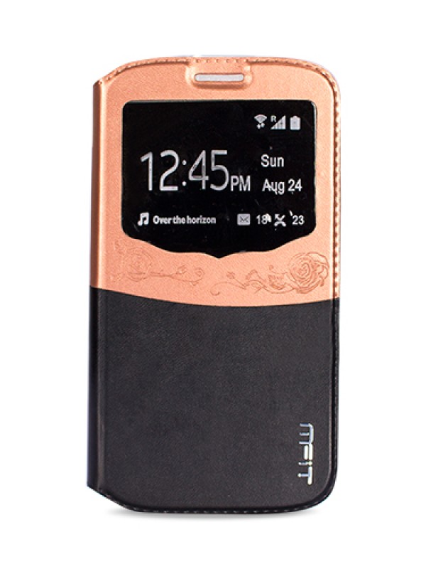 Samsung I9300 S3 MFIT Standlı Kılıf Bronz