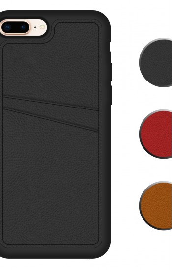 FitCase iPhone 7 Plus / 8 Plus Kılıf Proda Deri Çift Kartlık Cepli Kap&hellip;