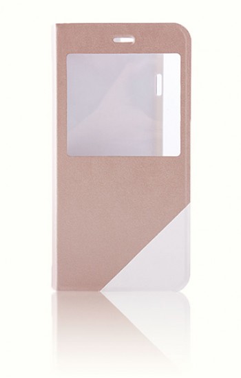 iPhone 6 Plus 5,5 inç İki Renkli Standlı Yan Kapaklı Kılıf Gold&hellip;