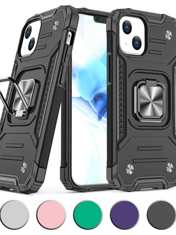 iPhone 13 Mini Kılıf Kickstand Ring Tam Koruma Kapak&hellip;