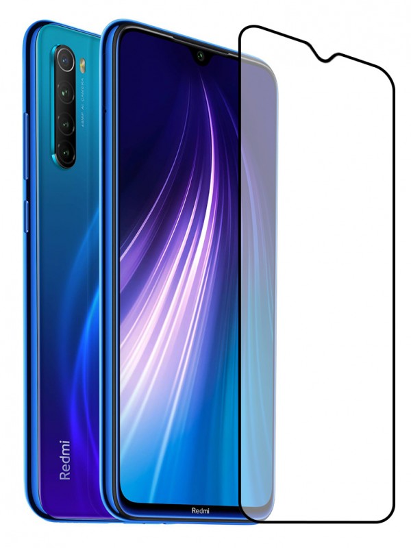 Xiaomi Redmi Note 8 Ekran Koruyucu 20D Temperli Ekstra Cam