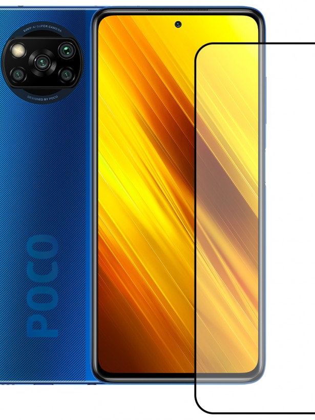 Bufalo Xiaomi Poco X3 NFC Ekran Koruyucu 9D Temperli Cam