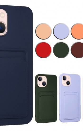 FitCase iPhone 13 Cardy Soft Kartlık Cepli Silikon Kapak&hellip;