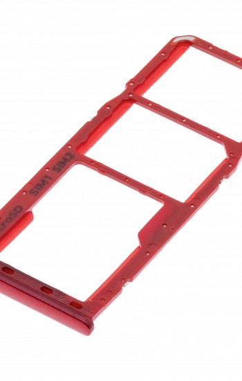Samsung Galaxy A20 Sim ve Hafıza Kart Yuvası Sim Kızağı - Kırmızı&hellip;