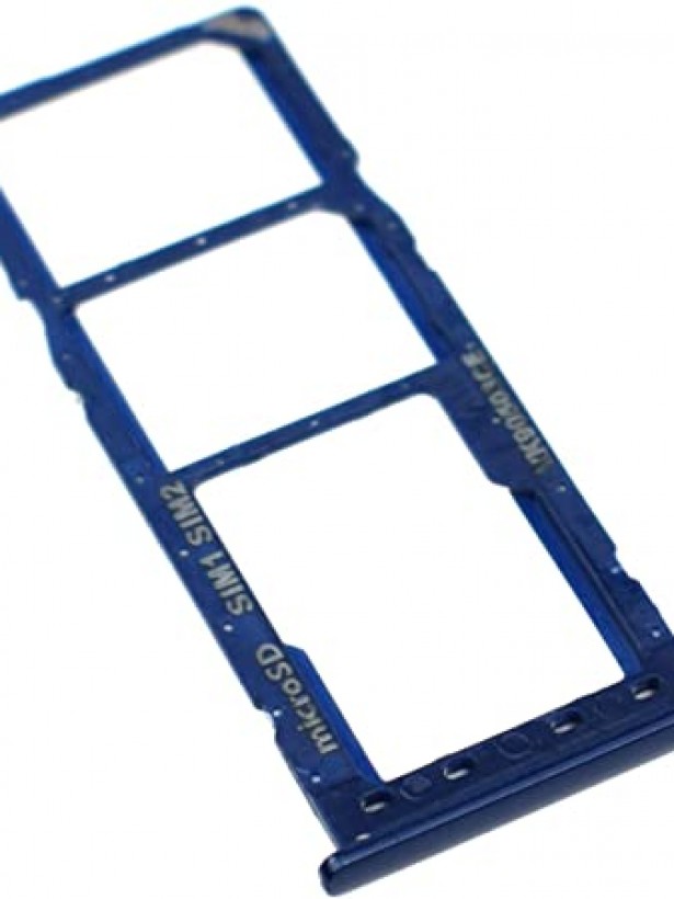 Samsung Galaxy A20 Sim ve Hafıza Kart Yuvası Sim Kızağı - Mavi