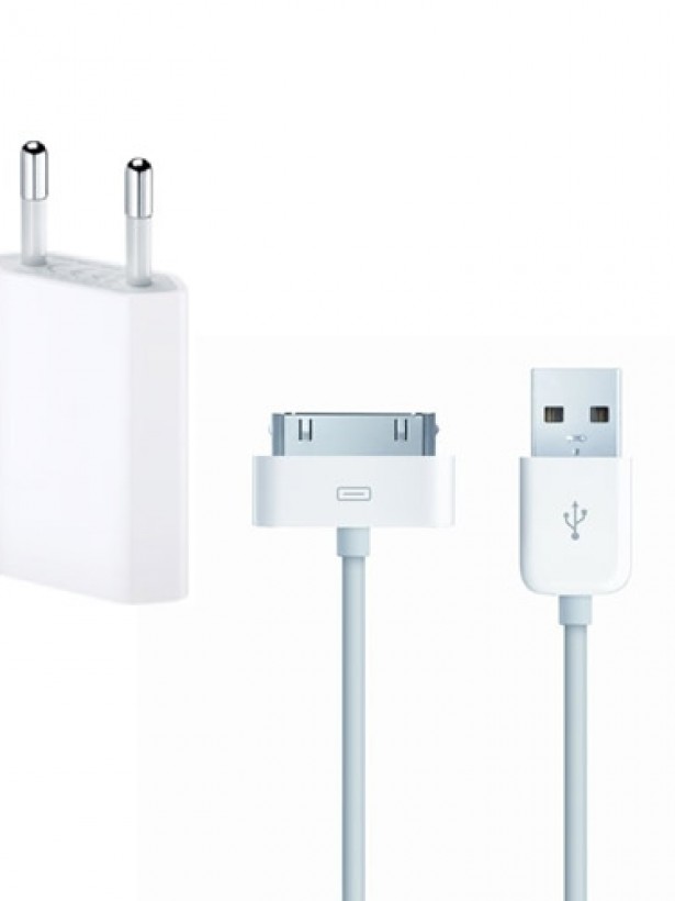 iPhone 4 / 4s Şarj Aleti ve Kablo Set