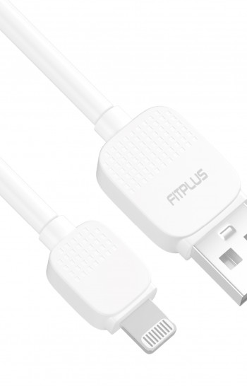 FitPlus Bianca BS-102 Lightning Data/Şarj Kablosu 2.4A 1mt - Beyaz&hellip;