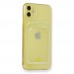 iPhone 11 Kılıf Cardy Şeffaf Kartlık Cepli Kapak