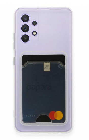 Samsung Galaxy A72 Kılıf Cardy Şeffaf Kartlık Cepli Kapak&hellip;