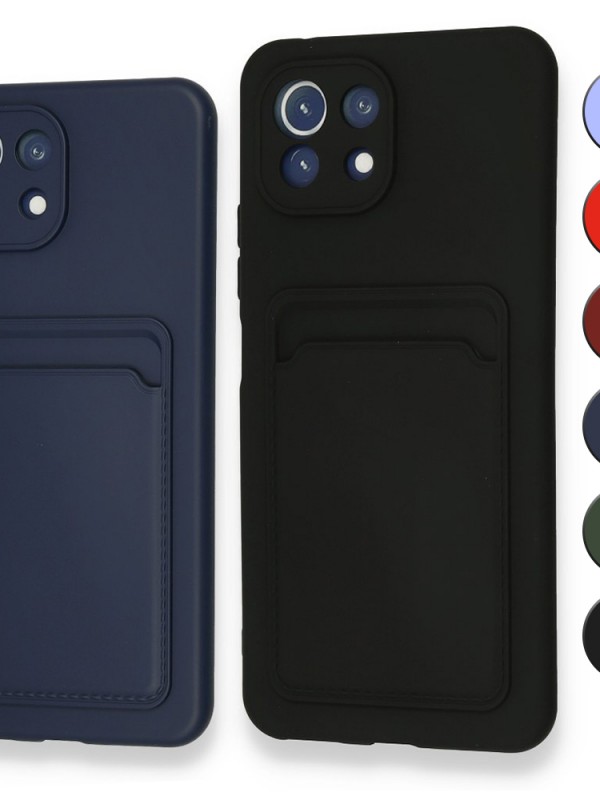 FitCase Xiaomi Mi 11 Lite Cardy Soft Kartlık Cepli Silikon Kapak&hellip;