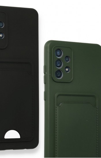 FitCase Samsung Galaxy A32 Cardy Soft Delikli Kartlık Cepli Silikon Kapak&hellip;