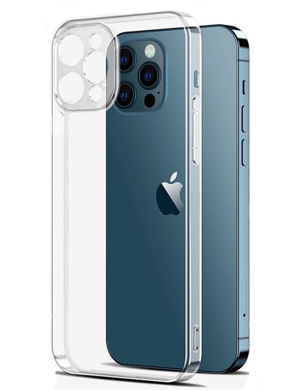 iPhone 13 Pro Kılıf Kamera Korumalı Silikon Kapak - Şeffaf&hellip;