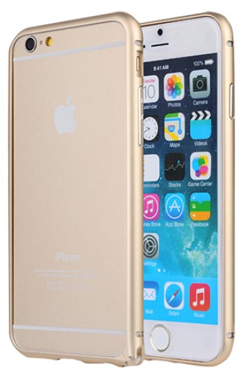 iPhone 6 Plus 5,5 inç Metal Bumper Çerçeve Kılıf Gold&hellip;