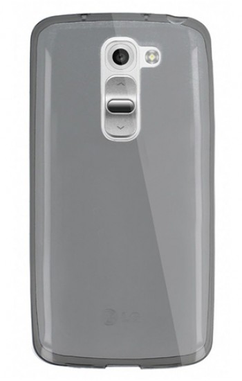 LG G2 Mini D610 Kılıf Soft Silikon Şeffaf-Siyah Arka Kapak&hellip;