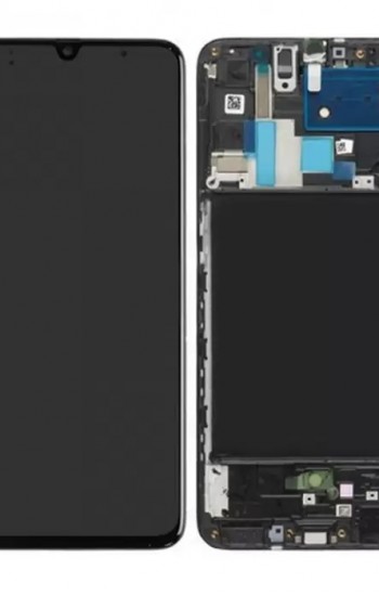 Samsung Galaxy A70 A705 LCD Ekran Dokunmatik Çıtalı HK Servis Orj - Siy&hellip;