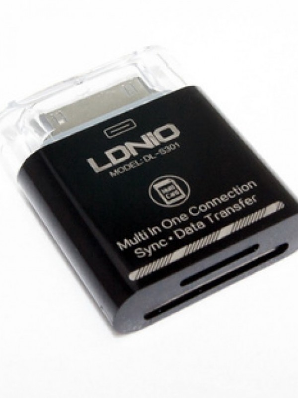 LDNIO DL-S301 Samsung Tablet ve Kamera Kart Okuyucu 30 Pin TF/SD/MMC&hellip;