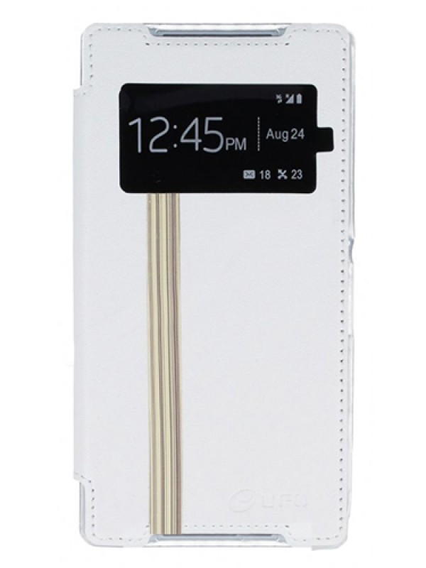 Sony Xperia Z2 Yan Kapaklı Standlı UFO Kılıf Beyaz&hellip;