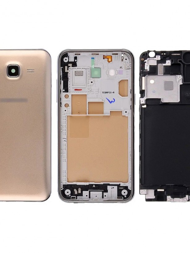 Samsung Galaxy J7 J700 Kasa Kapak - Gold