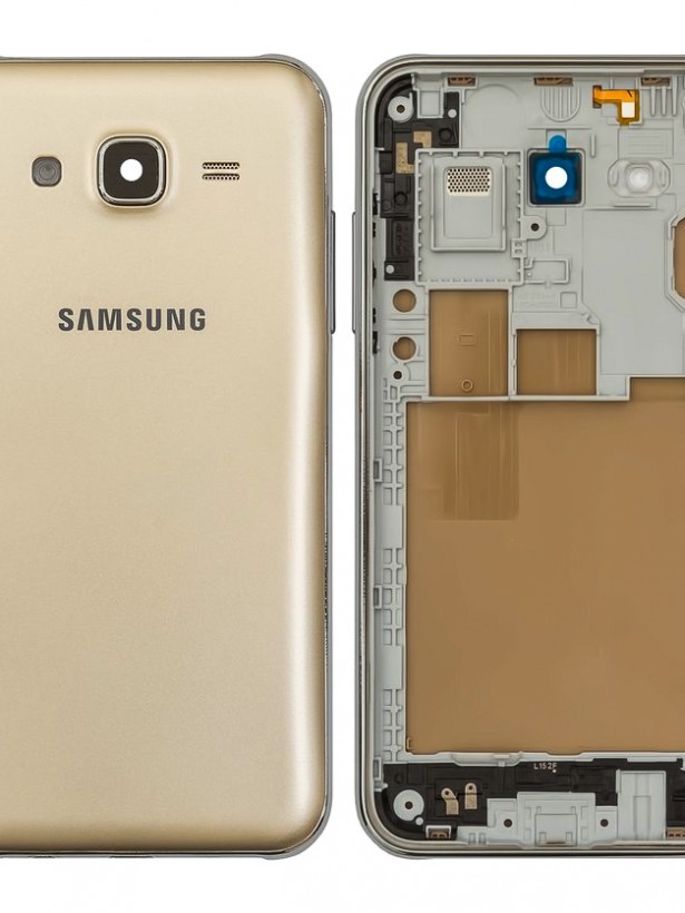 Samsung Galaxy J5 J500 Kasa Kapak - Gold