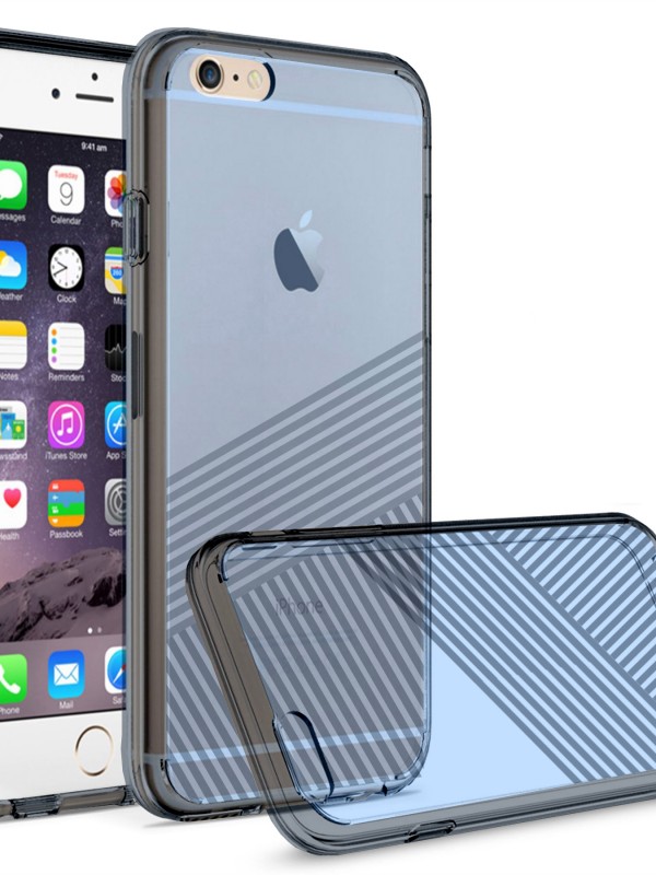iPhone 6 / 6s PC Desenli Arka Kapak Gri&hellip;