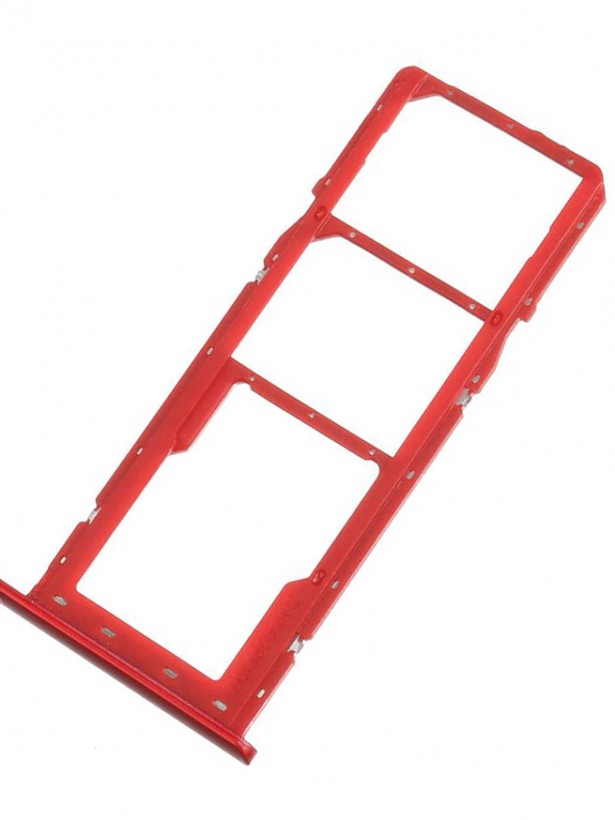 Samsung Galaxy A71 A715 Sim ve Hafıza Kart Yuvası Sim Kızağı - Kırmızı