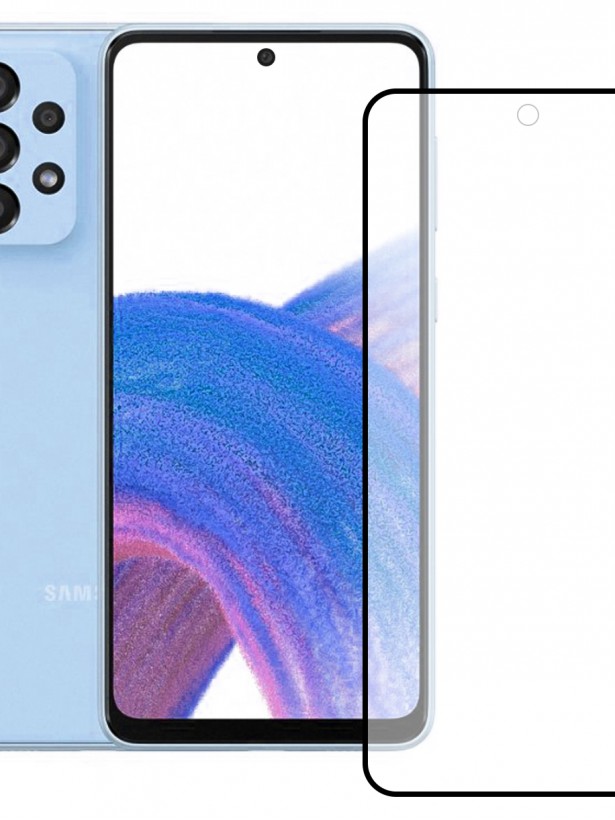 Bufalo Samsung Galaxy A53 5G Ekran Koruyucu Seramik Mat Nano 9D Tam Kaplama Siyah