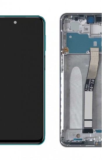 Xiaomi Redmi Note 9S LCD Ekran Dokunmatik Çıtalı - Yeşil&hellip;