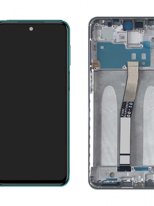 Xiaomi Redmi Note 9S LCD Ekran Dokunmatik Çıtalı - Yeşil&hellip;