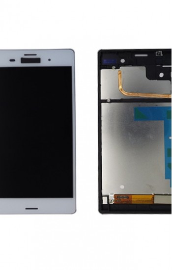 Sony Xperia Z3 Tek Hat D6603 LCD Ekran Dokunmatik Çıtalı Beyaz&hellip;