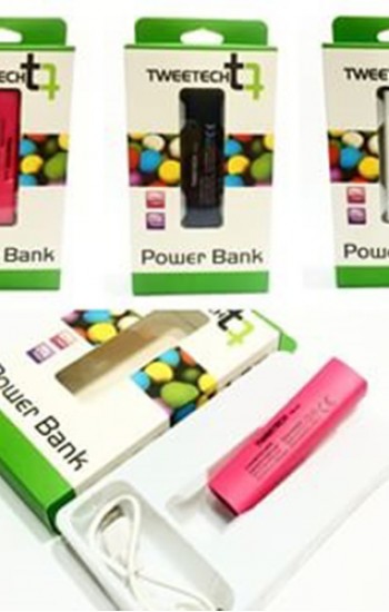 TweeTech PowerBank Taşınabilir Yedek Batarya 2600 mAh Mavi&hellip;