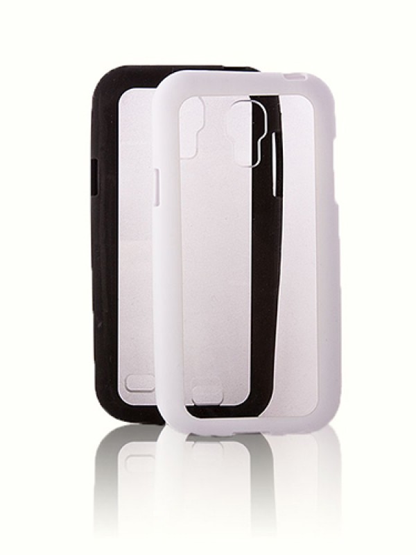 FitCase Samsung S4 Mini (I9190) Çerçeveli Soft Silikon Beyaz&hellip;