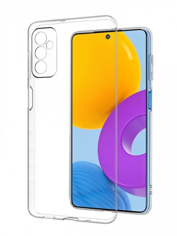 Samsung Galaxy M52 5G Kılıf Kamera Korumalı Silikon Şeffaf Kapak