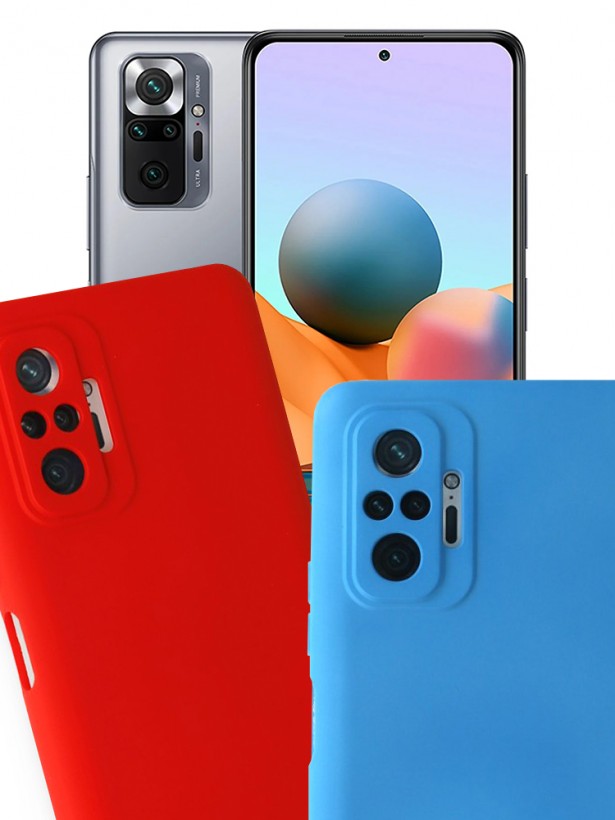 Xiaomi Redmi Note 10 Pro Kılıf Kamera Korumalı Lansman Silikon Kapak