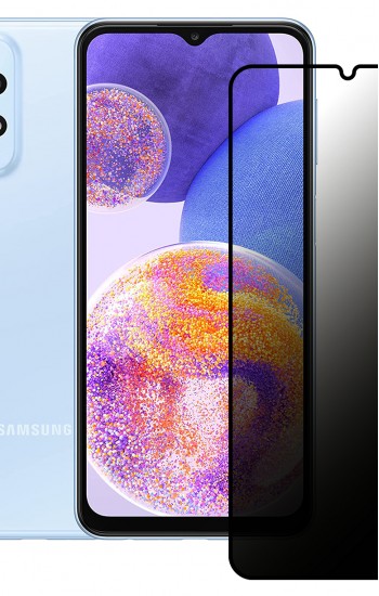 Samsung Galaxy A23 Hayalet Privacy Gizli Cam Ekran Koruyucu Siyah&hellip;