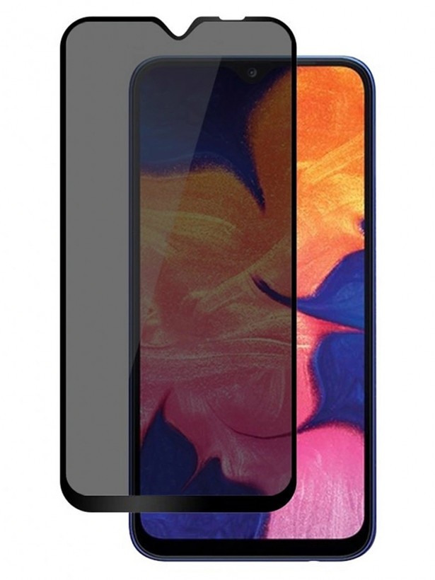Samsung Galaxy A10s Hayalet Privacy Gizli Seramik Nano Ekran Koruyucu Siyah