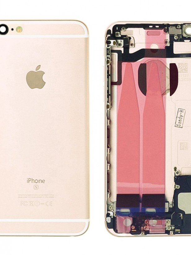 iPhone 6s Kasa Kapak Dolu Full - Gold