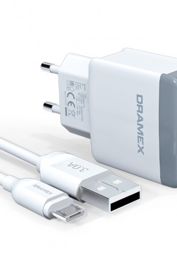 Dramex D30M Şarj Aleti Micro USB Kablolu Set 3.0A&hellip;