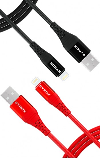 Syrox C88 Lightning USB Metal Data/Şarj Kablosu 2.0A 1mt&hellip;