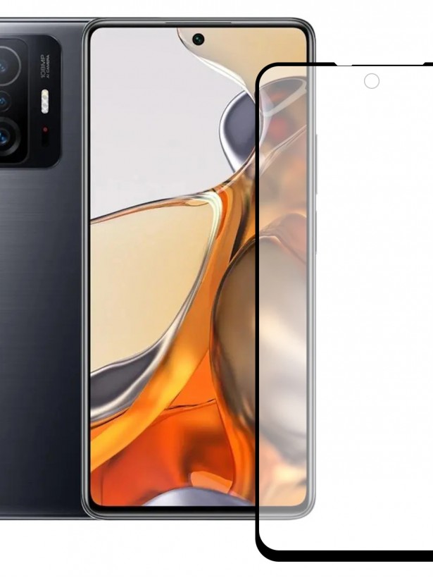 Bufalo Xiaomi Mi 11T / 11T Pro Ekran Koruyucu Seramik Mat Nano 9D Tam Kaplama Siyah