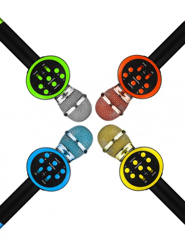 PSL V11 Bluetooth Kablosuz Karaoke Mikrofon BT/SD/USB/AUX